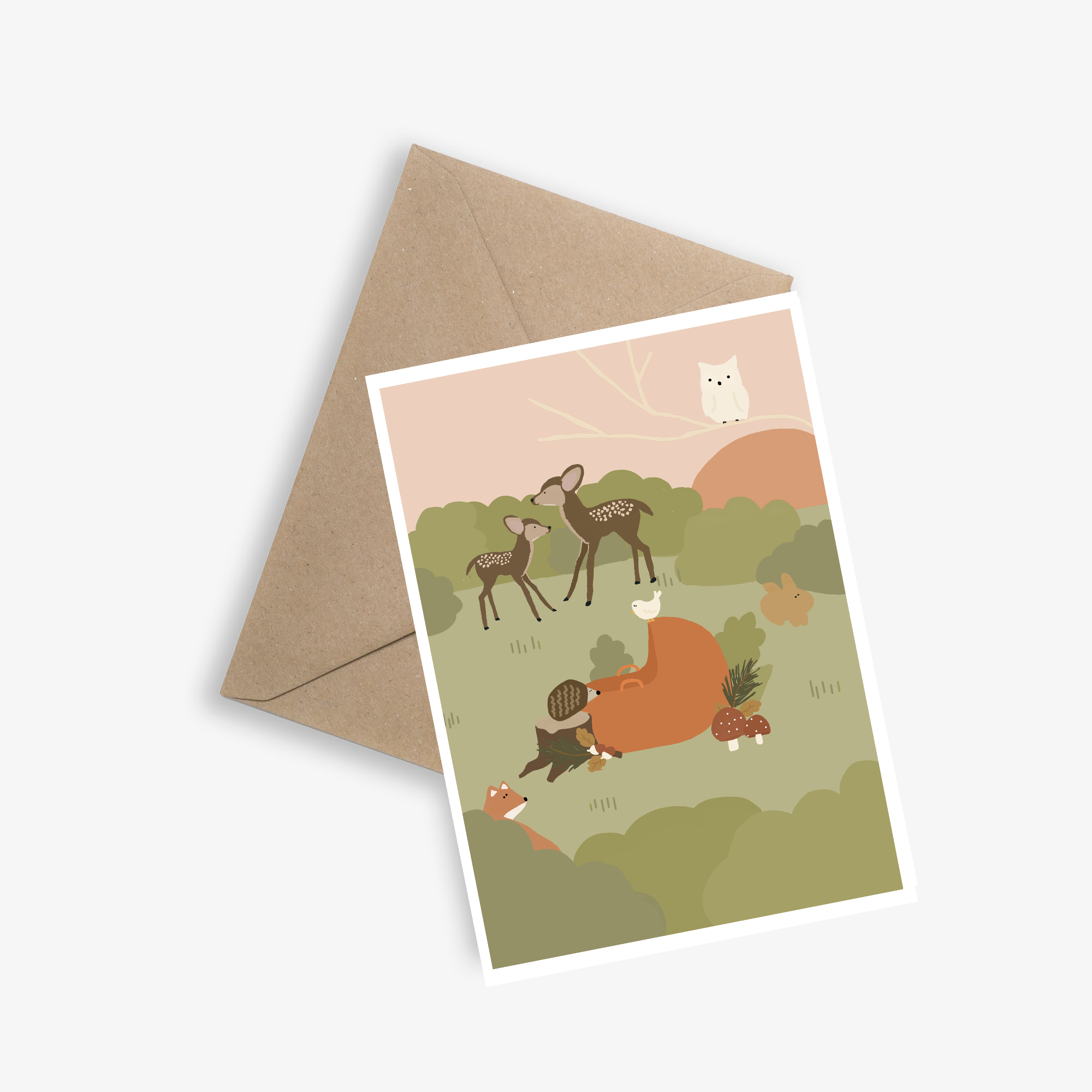 Simple Birth Announcement Card - Baby of the Clearing