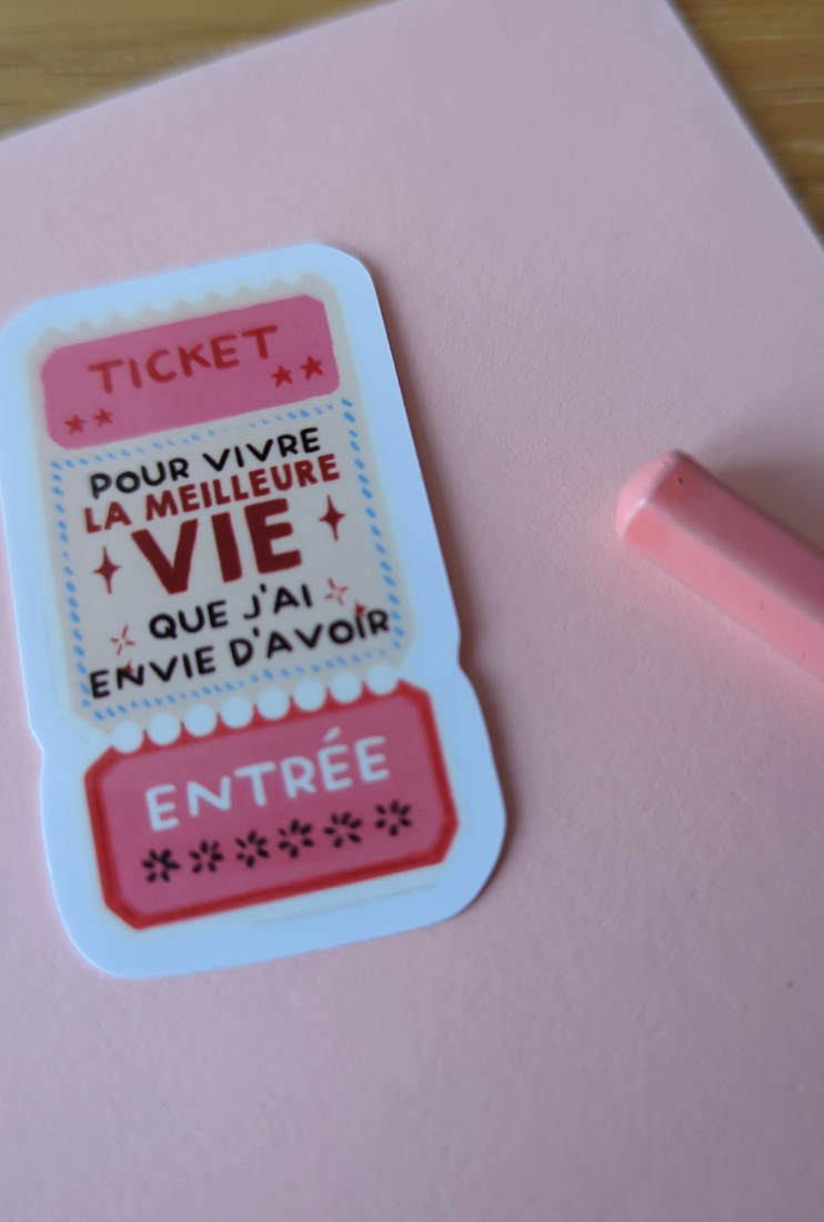 Cinema Ticket Stickers