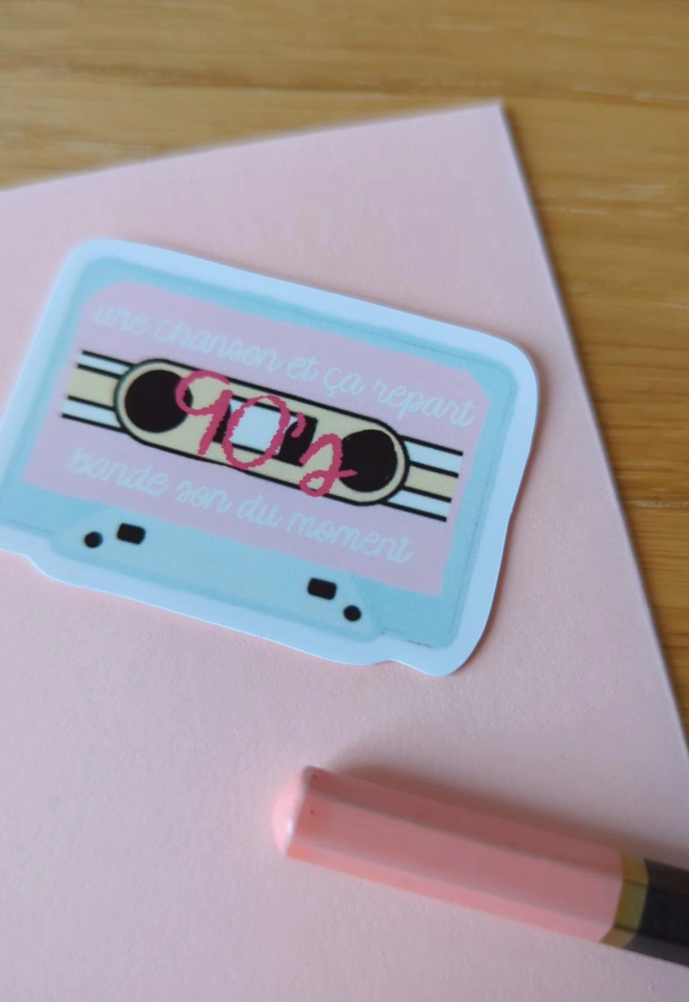 Vintage Audio Cassette Stickers