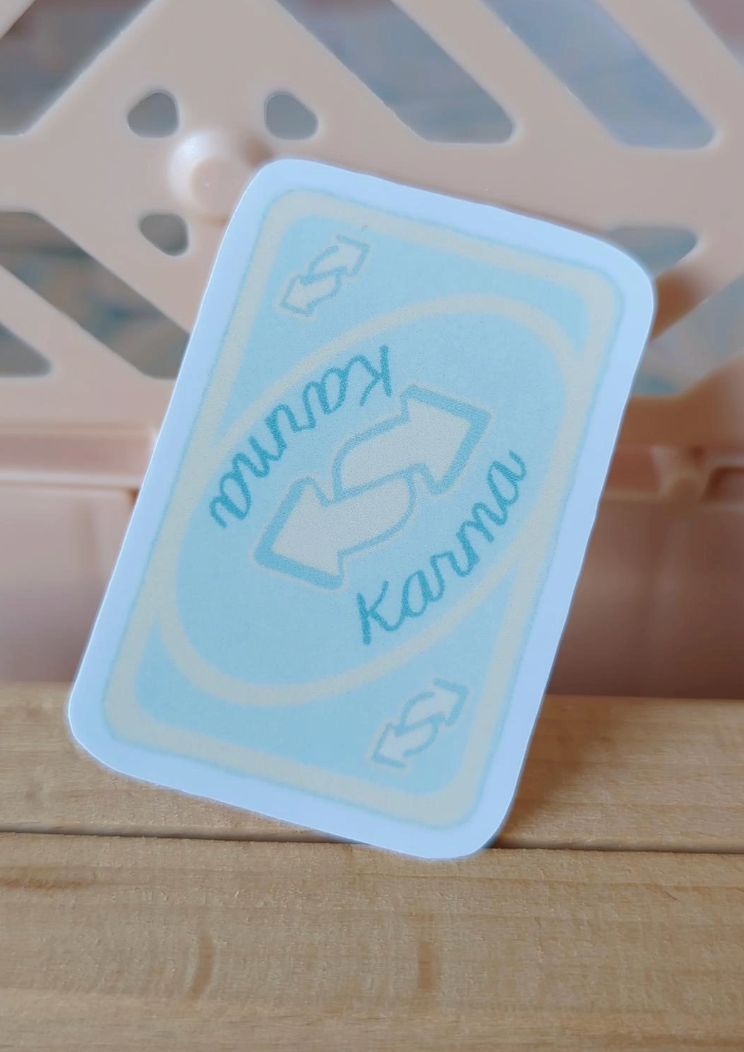 KARMA Uno Card Stickers