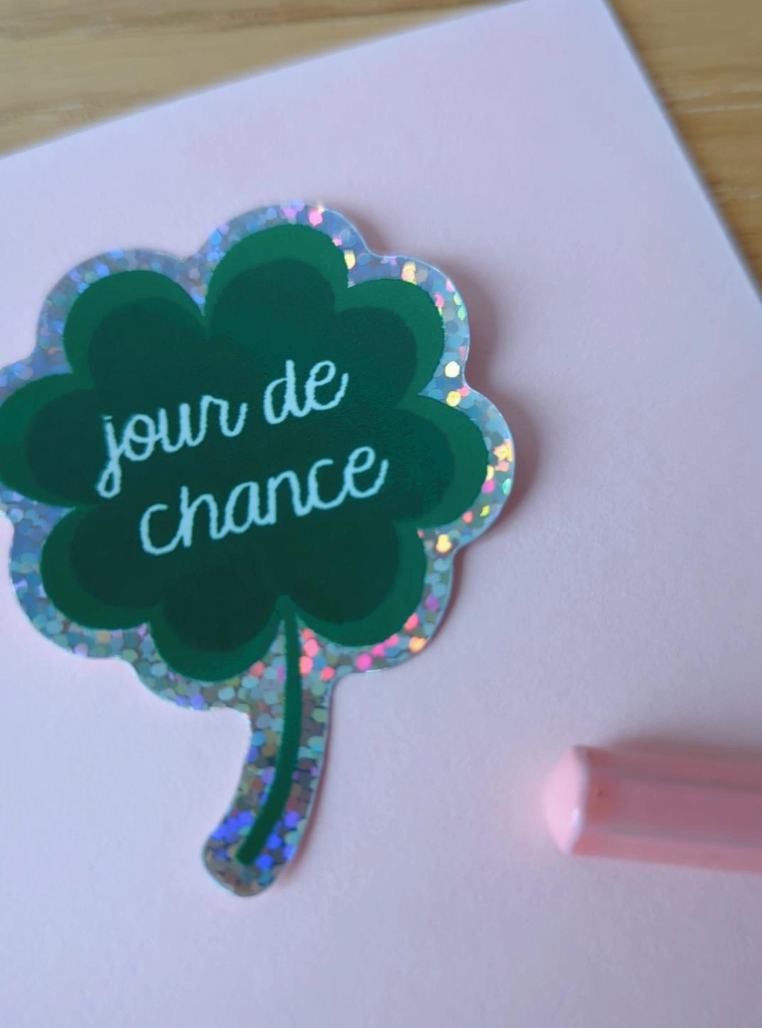 Lucky Day Clover Stickers