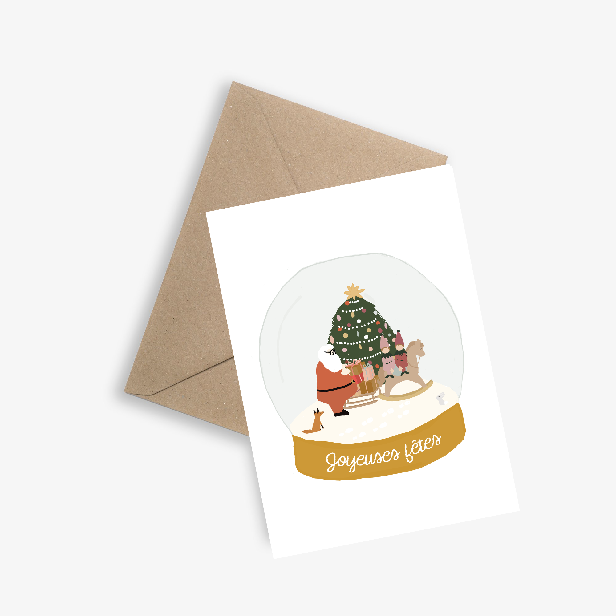 Simple Card and Poster - Happy Holidays - Christmas