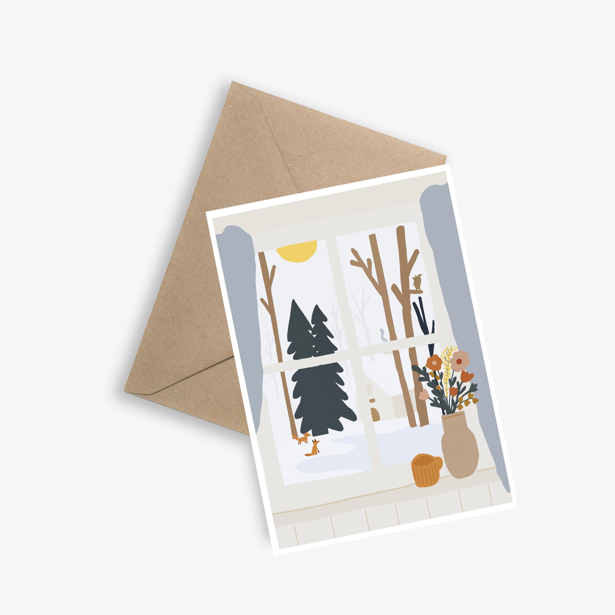 Simple Map and Poster - Window on Winter