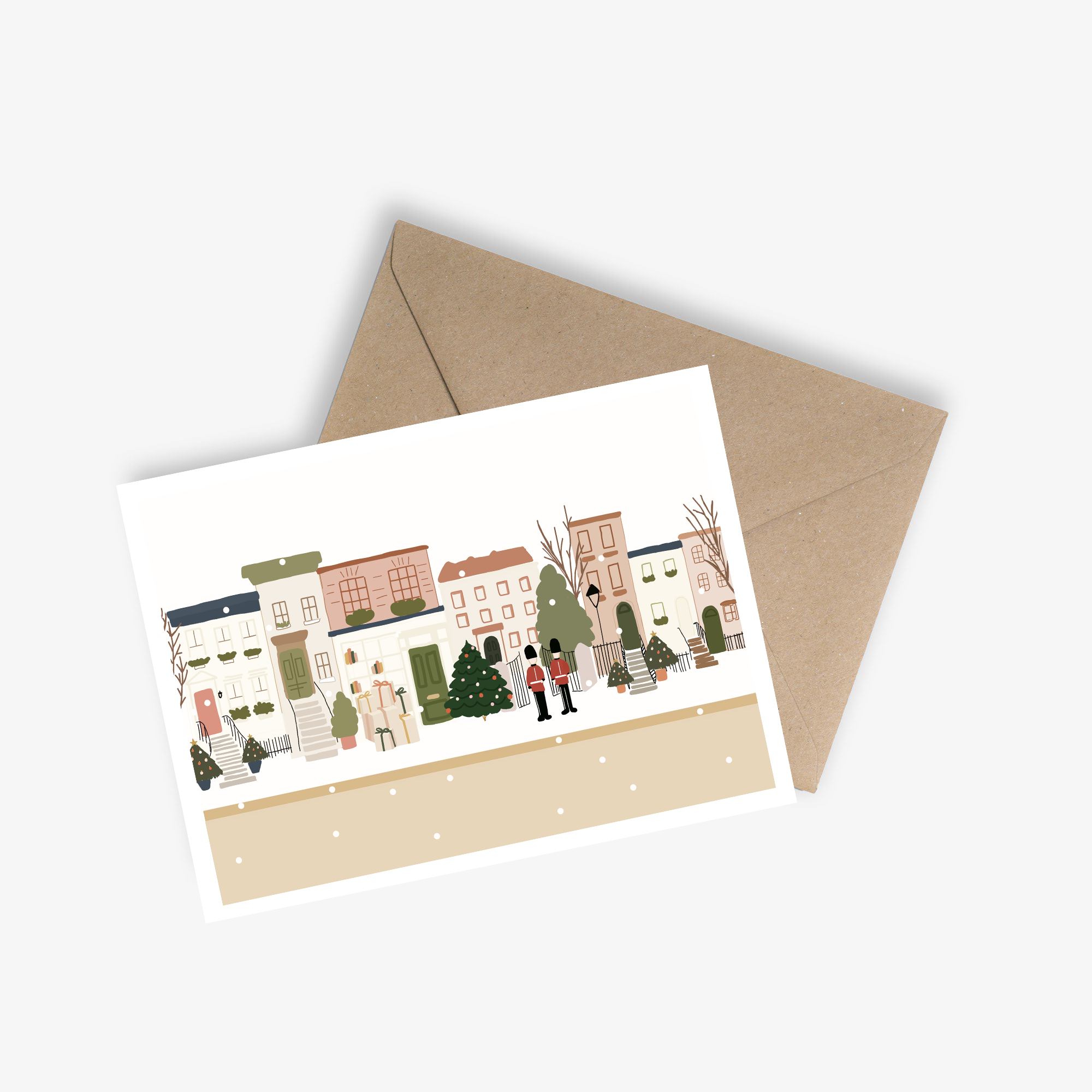 Simple Card and Poster - Christmas Street