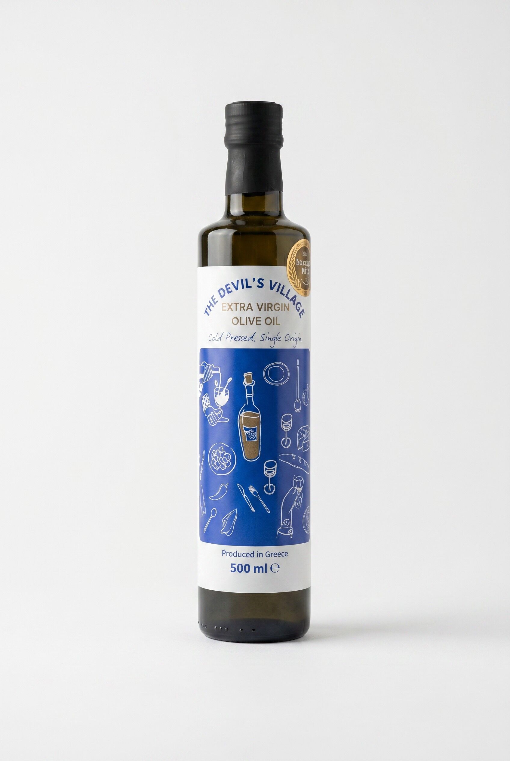 Greek Extra Virgin Olive Oil 500 ml — Single Origin Koroneiki, 2025/26 Harvest