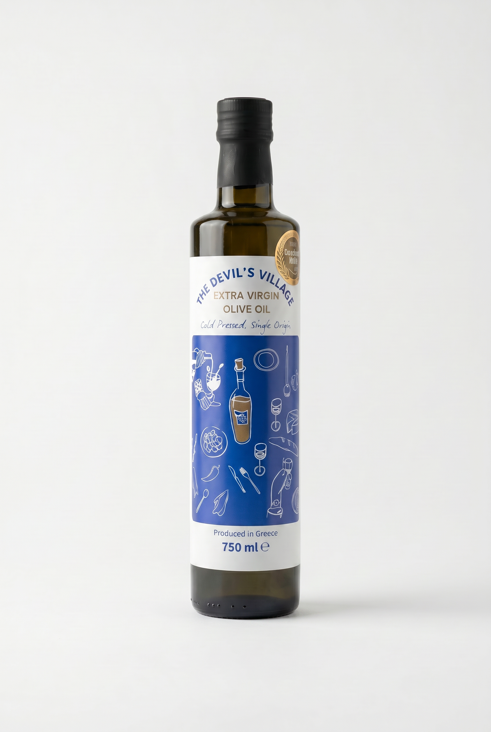 Greek Extra Virgin Olive Oil 750 ml — Single Origin Koroneiki, 2025/26 Harvest
