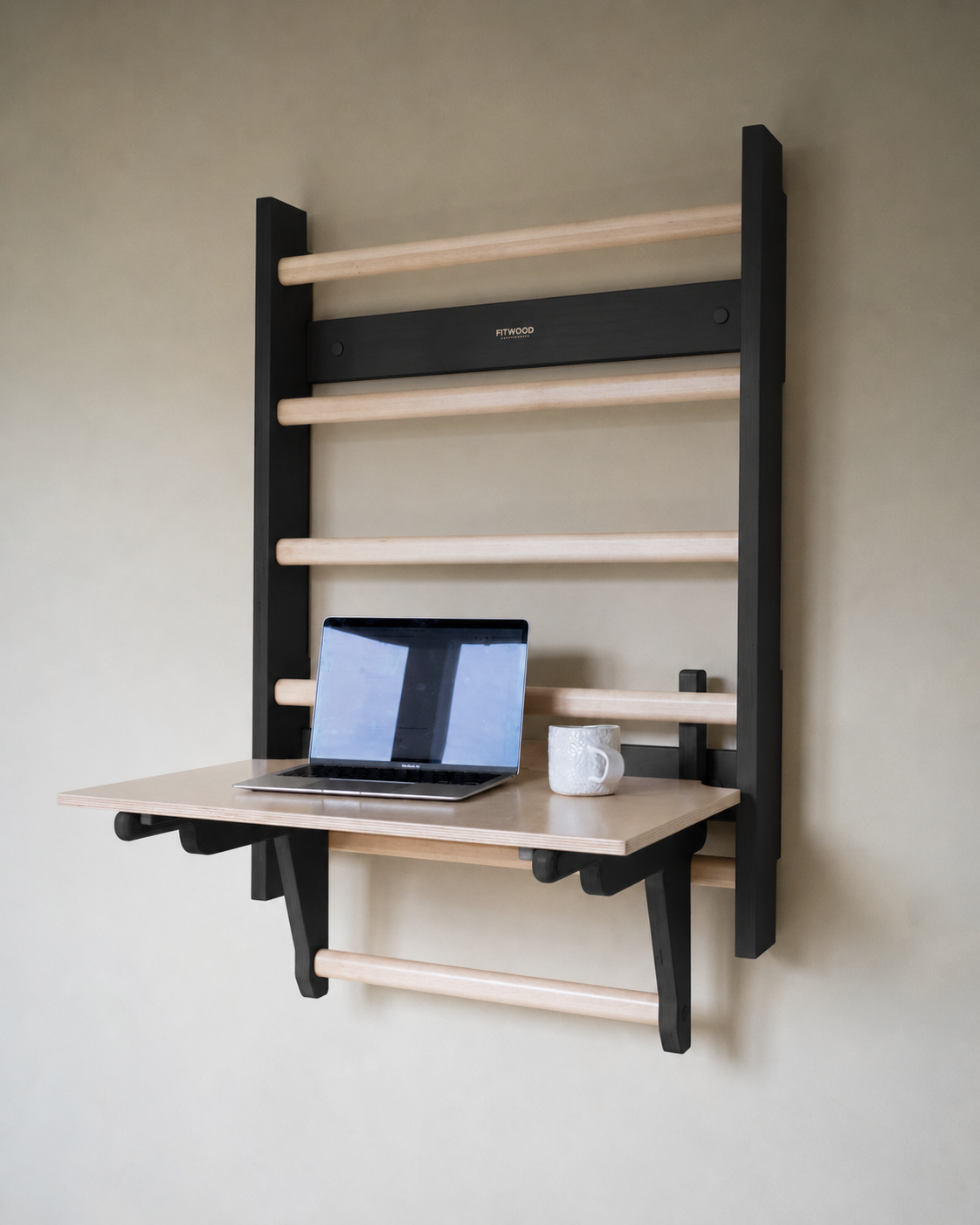 HONKA wall bars | black - birch