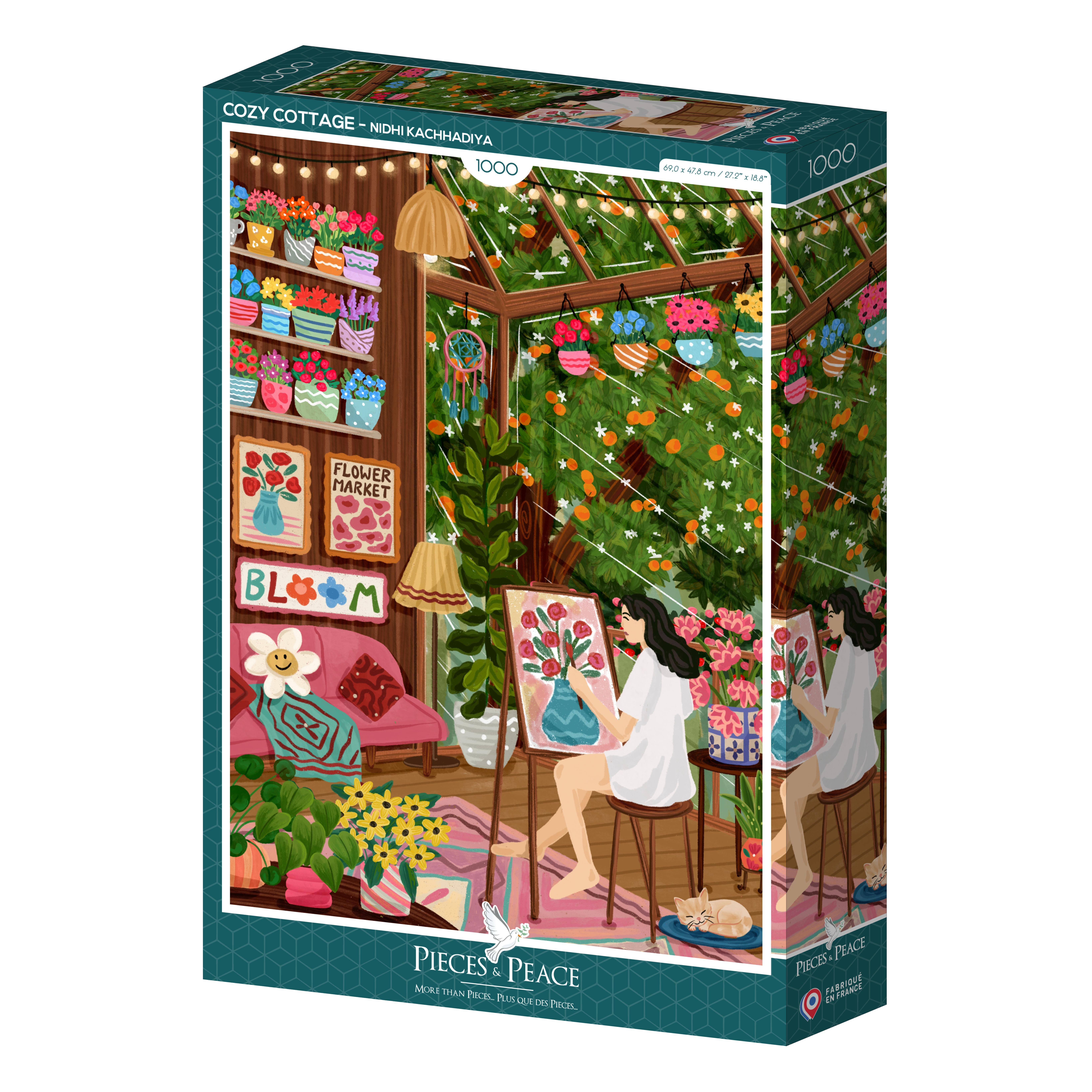 1000 Piece Puzzle - Cozy Cottage