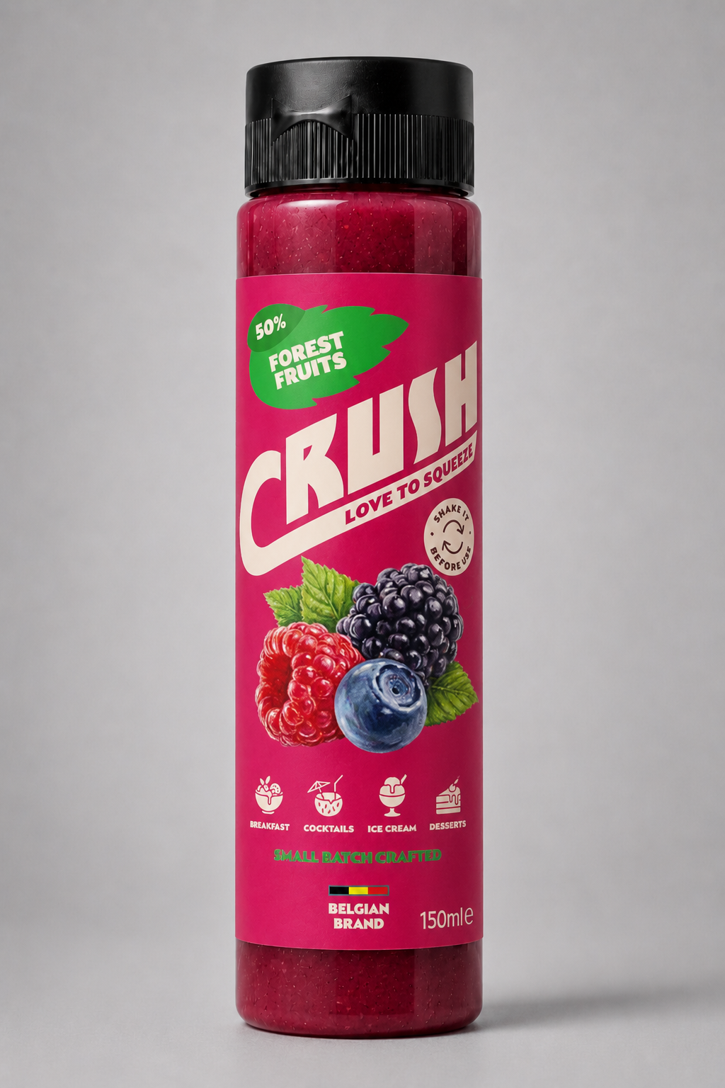 Nappage dessert aux fruits des bois - 50% de fruits - 150ml