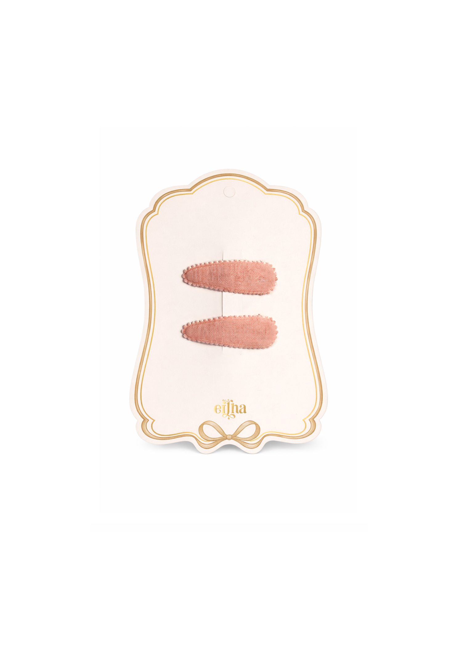 New Hair Clips - Clay pink