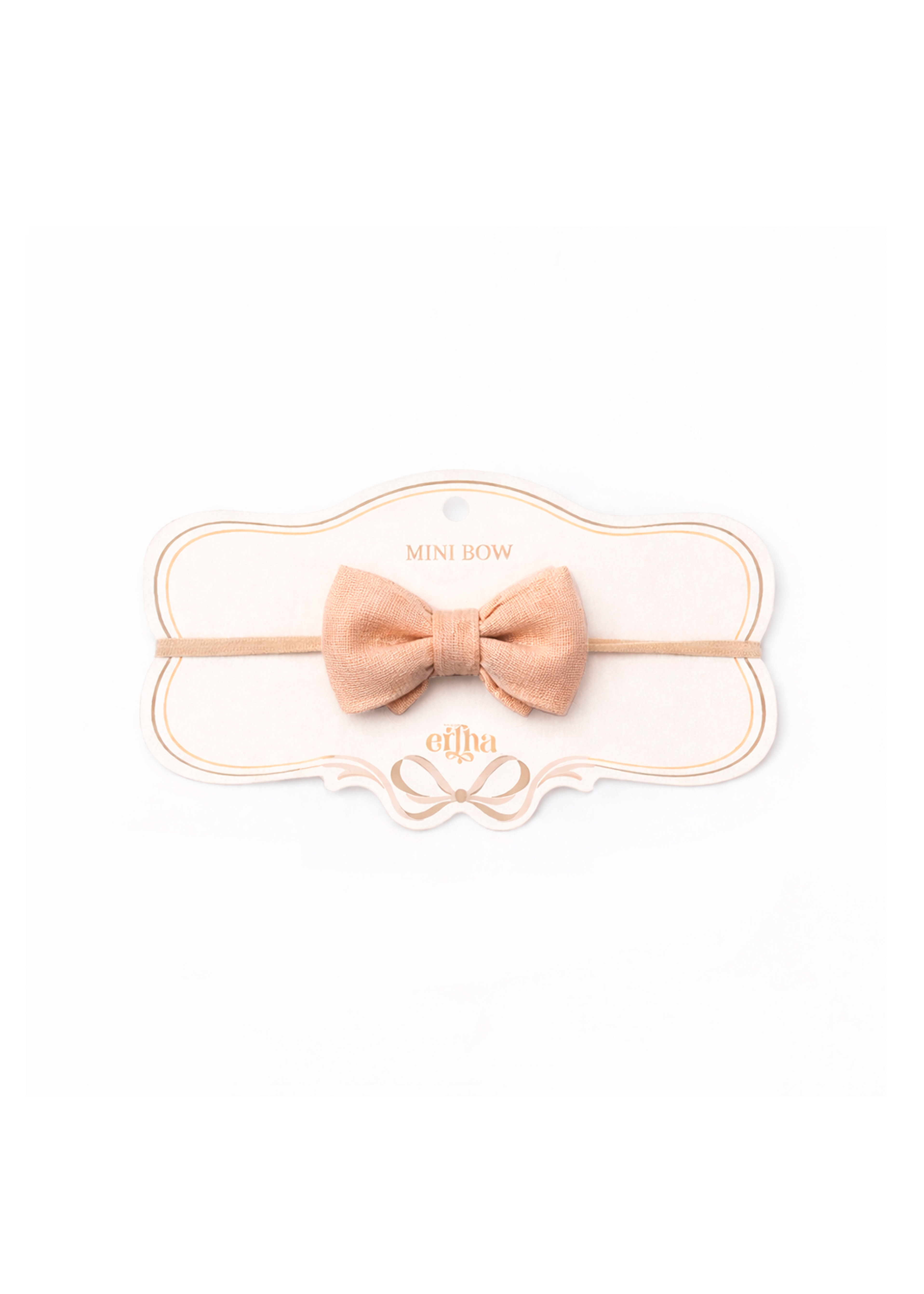 New Little Bow Headband - Blush
