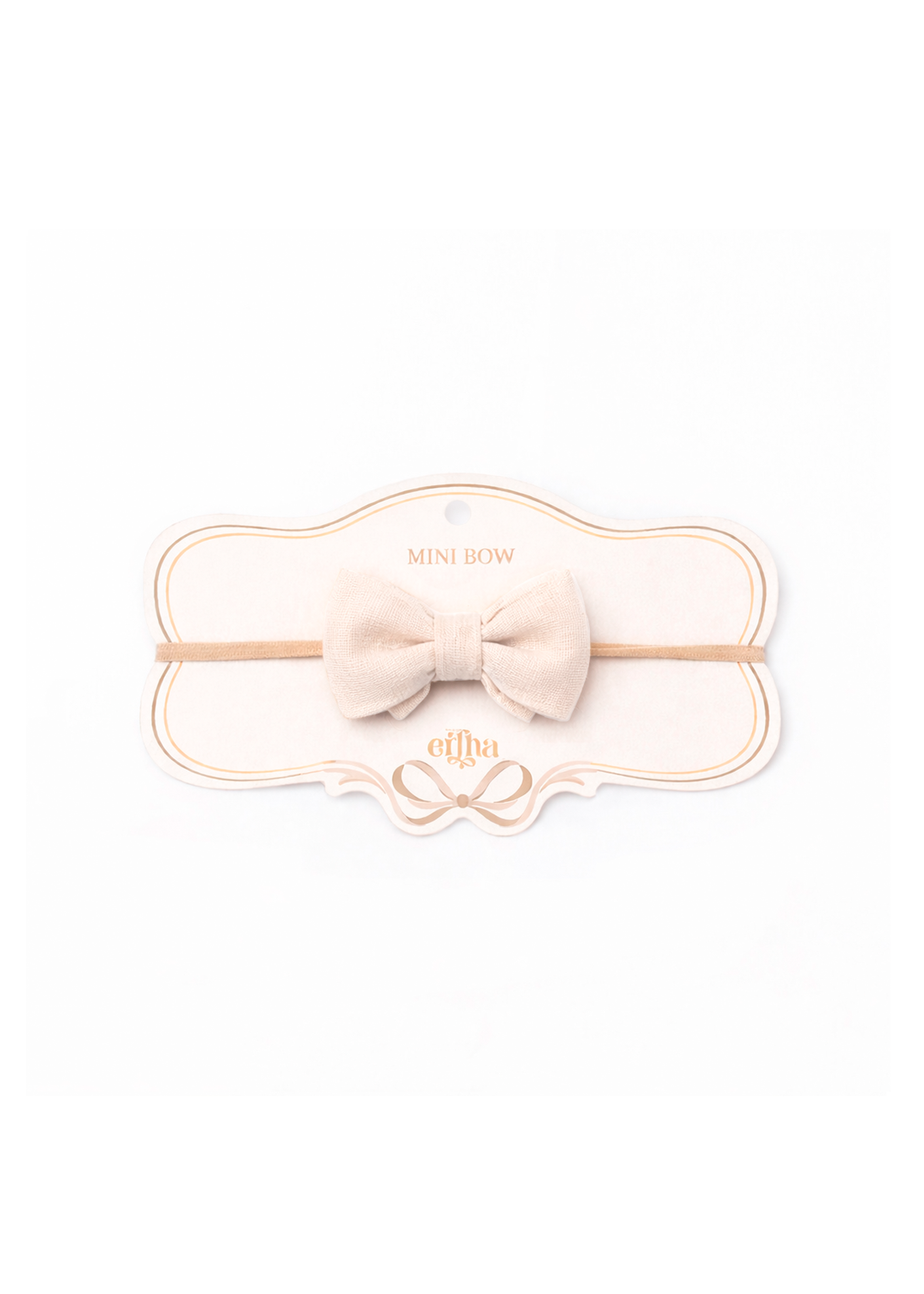 New Little Bow Headband - Vanilla