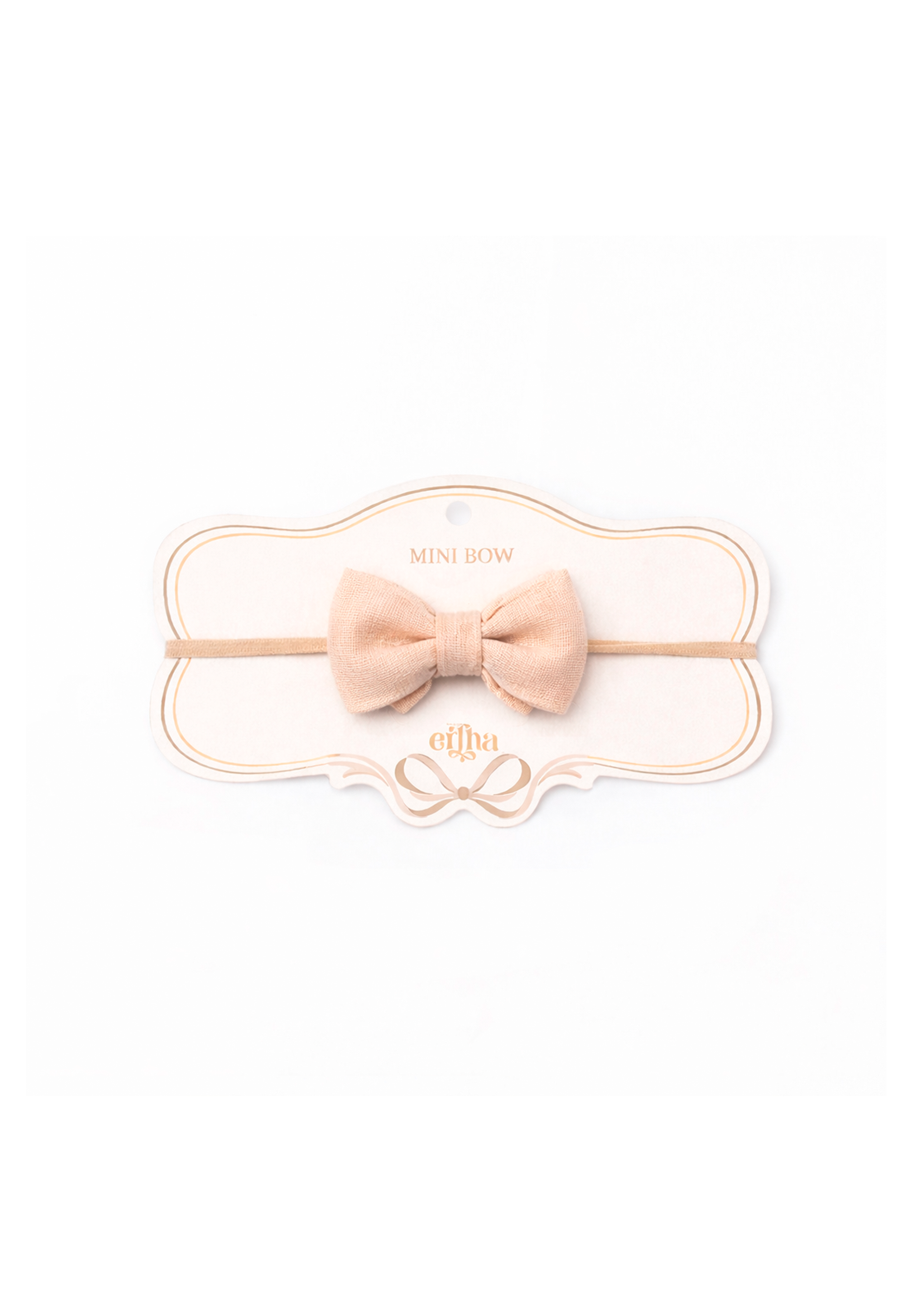 New Little Bow Headband - Soft Blush