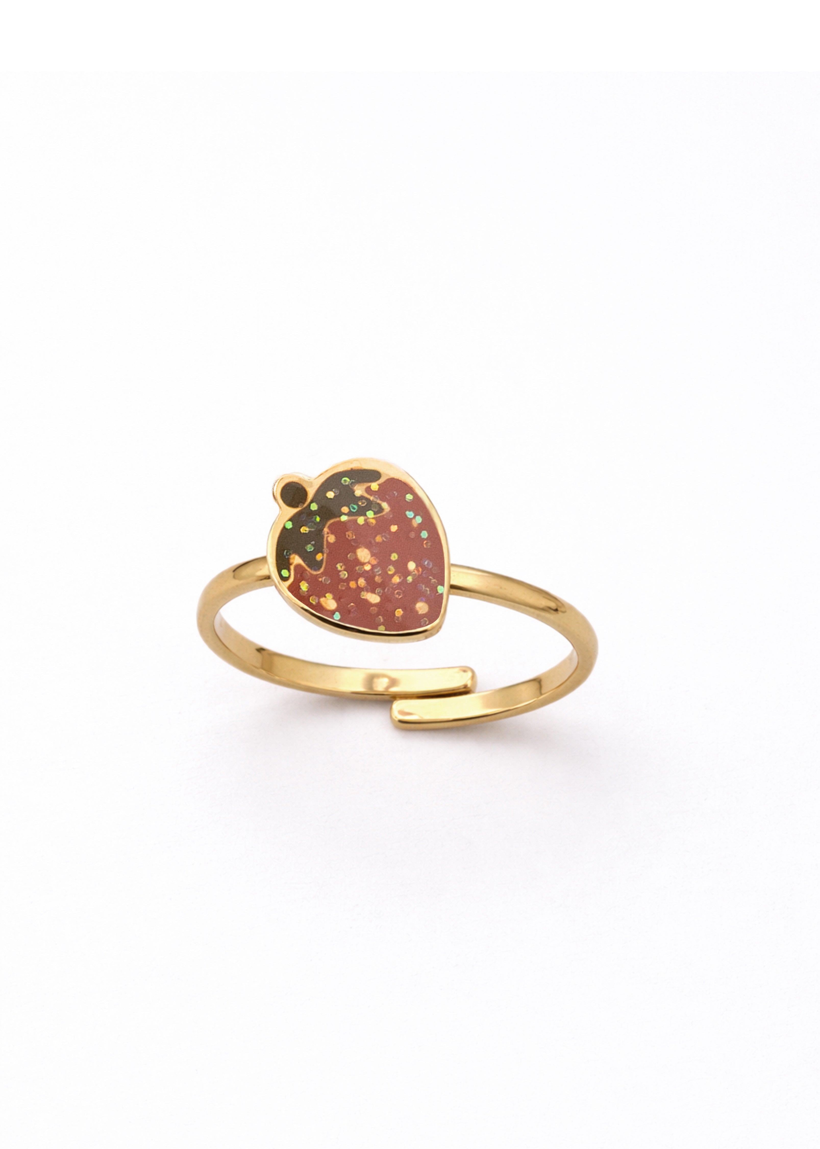 Spin Rings - Glitter Strawberry