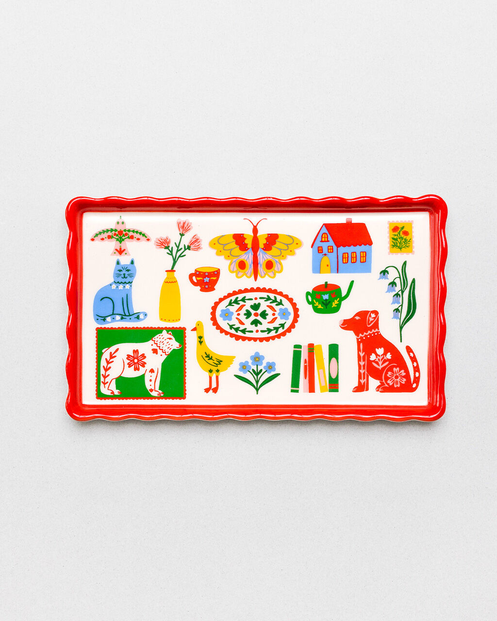 Trinket Tray - Rectangle (Ceramic) - Scandinavian Icons