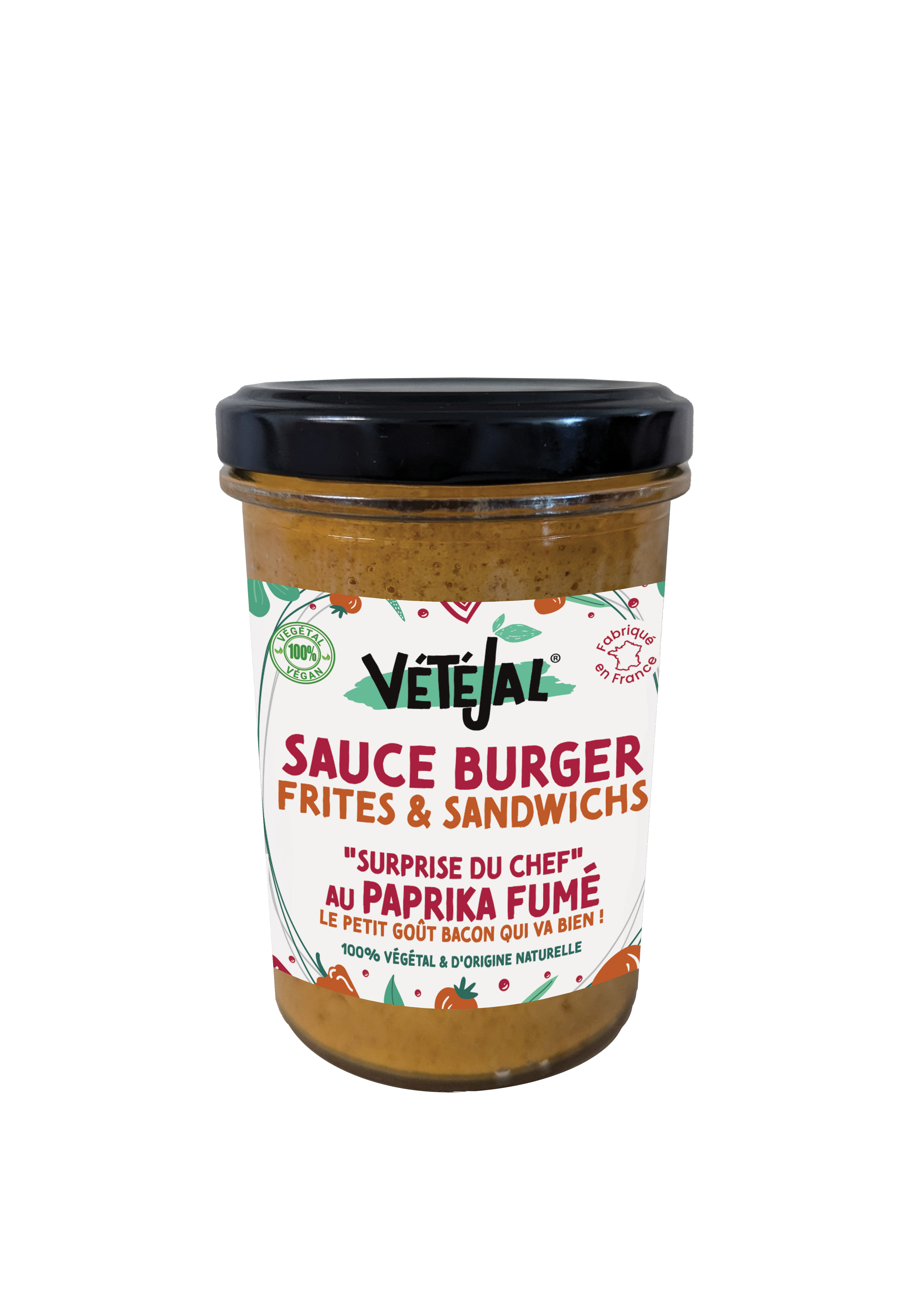 Organic Spicy Bacon & Smoked Paprika Burger Sauce - 185g