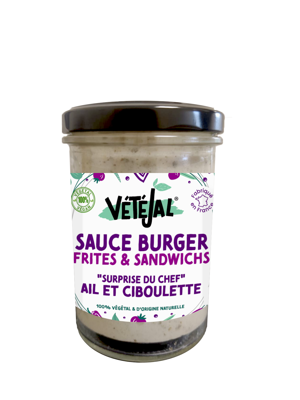 Chef's Sauce, Organic Garlic & Chive Flavor - 185g