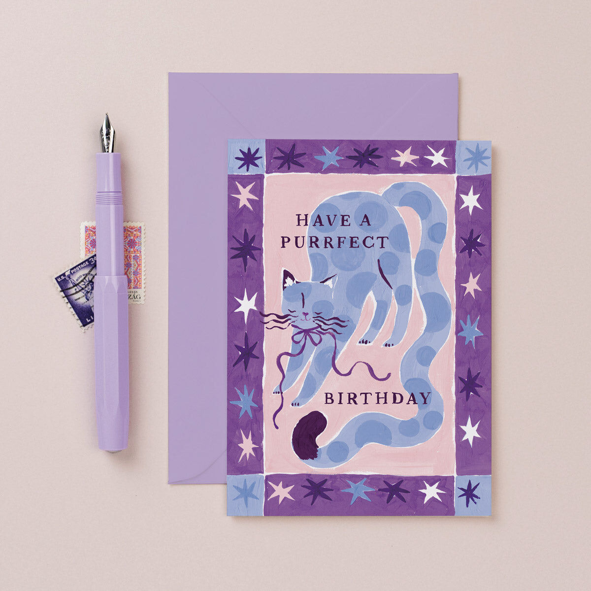 Cat Purrfect Birthday Card | Cat Lover Birthday Cards