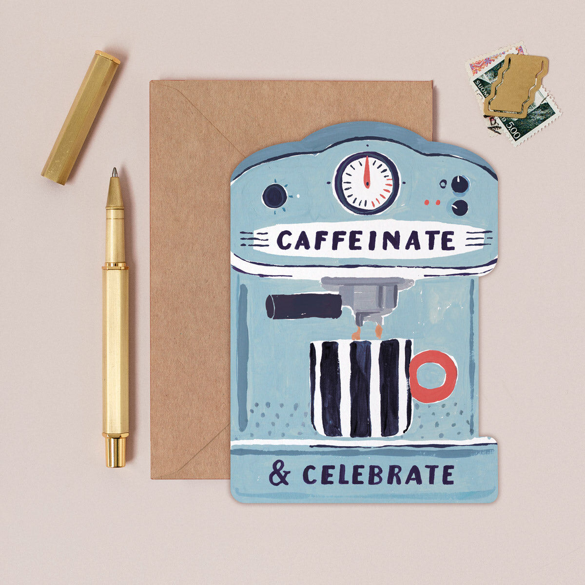 Coffee Machine Birthday Card | Coffee Lover Birthday Cards
