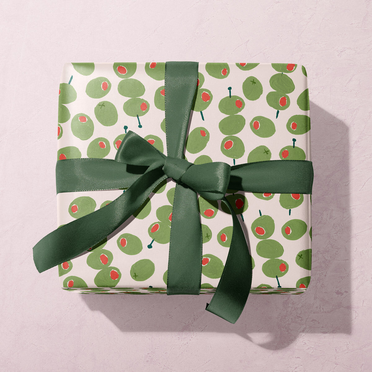 Olives Gift Wrap | Olive Wrapping Paper Sheets