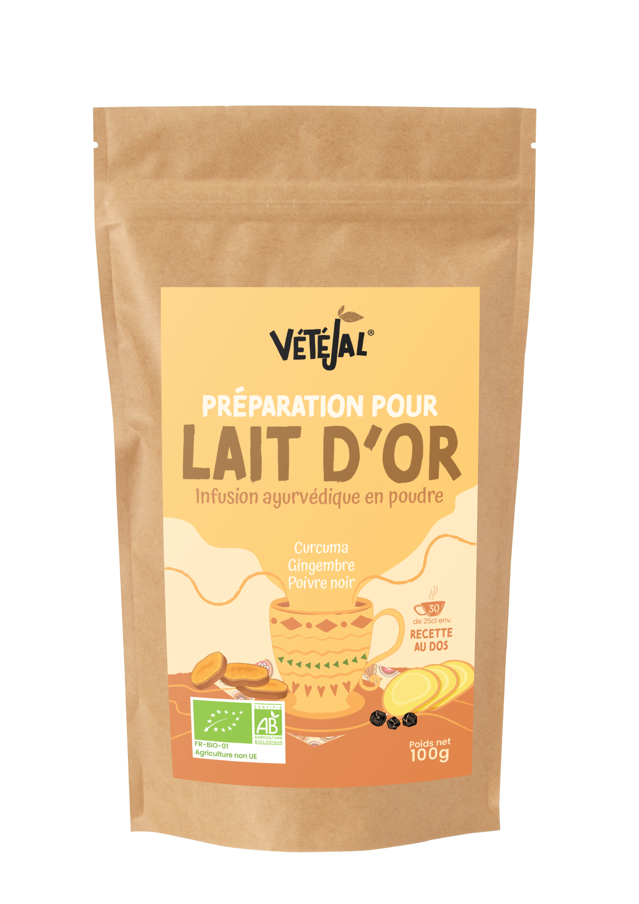 Organic Golden Milk Mix - 100g