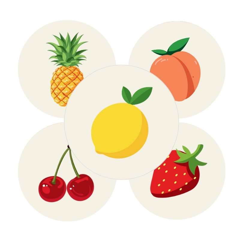 Fruity Mix Labels