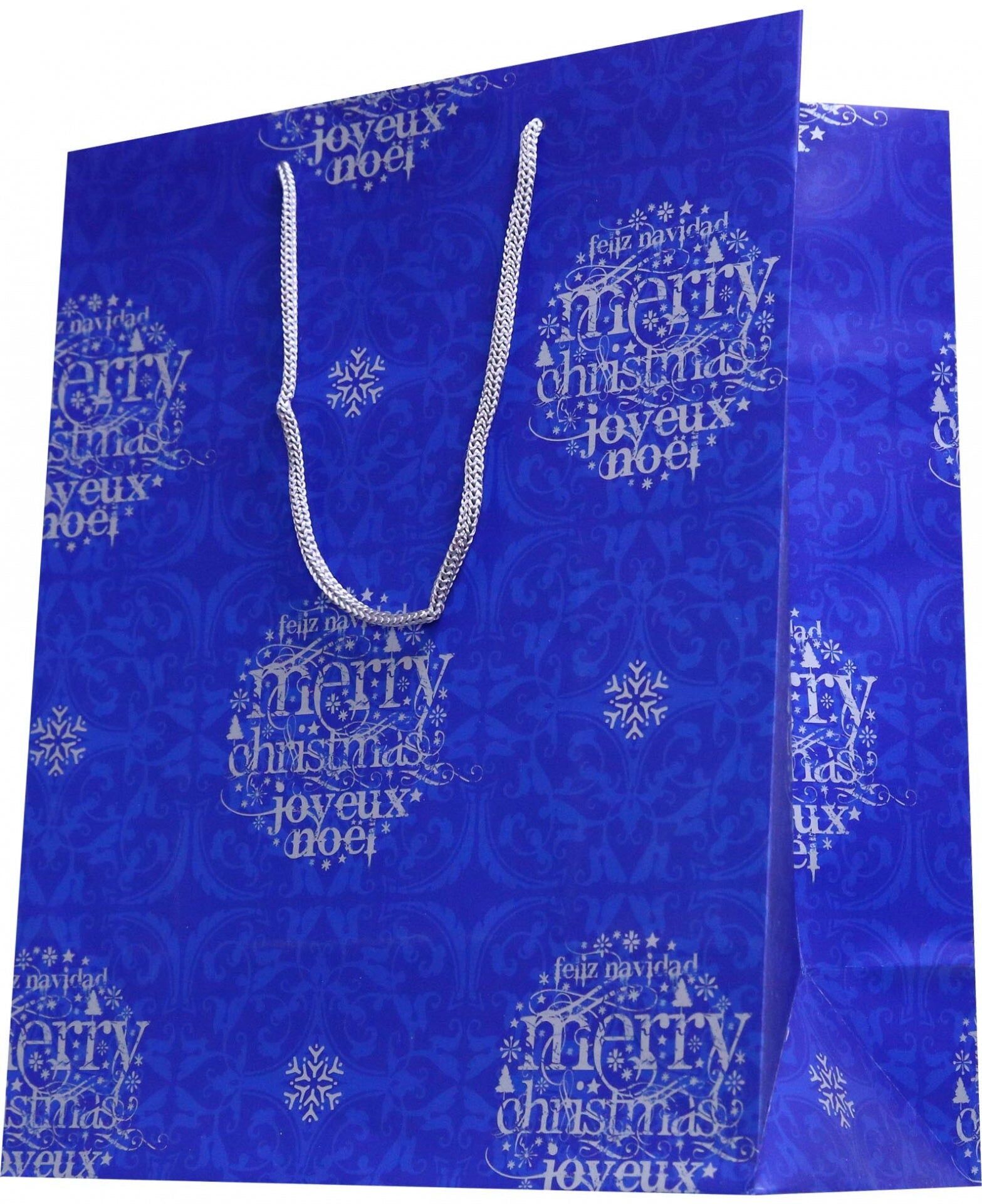 Christmas Tote Bag Blue
