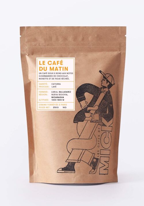 Le Café du Matin en grains - NICARAGUA -250g