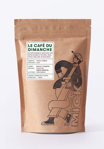 Le Café du Dimanche - TIMOR ORIENTAL -1Kg 1