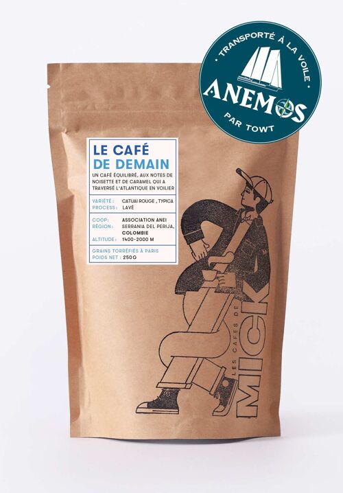 Le Café de Demain - Colombie, transporté à la voile -250g