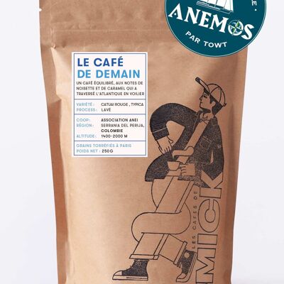 Le Café de Demain - Colombie, transporté à la voile -250g