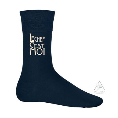 Personalized socks - THE CHEF IS ME