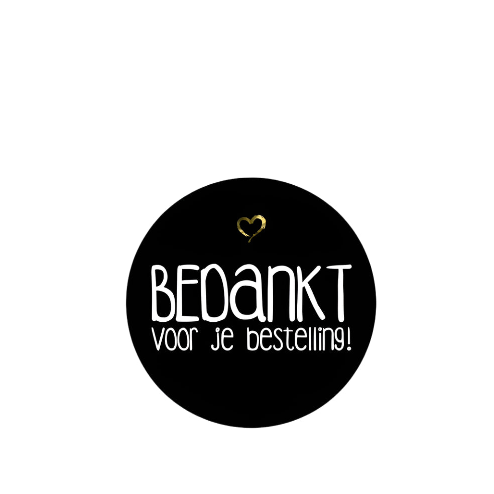 Webshop Black Label -Sticker-Label