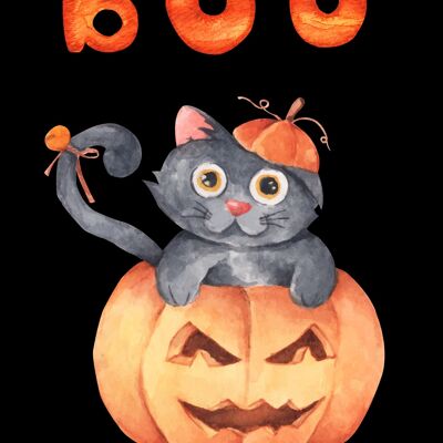 Boo Cat | Carta A6