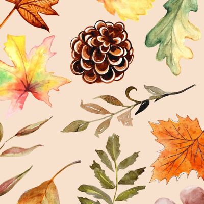 Impresión de otoño 01 | Tarjeta A6