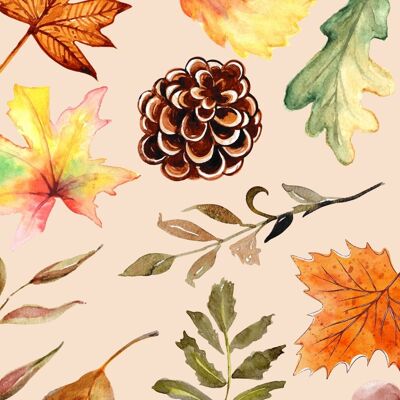 Impresión de otoño 01 | Tarjeta A6