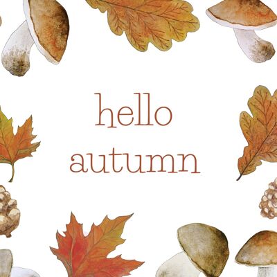 Hello autumn | Kaart A6