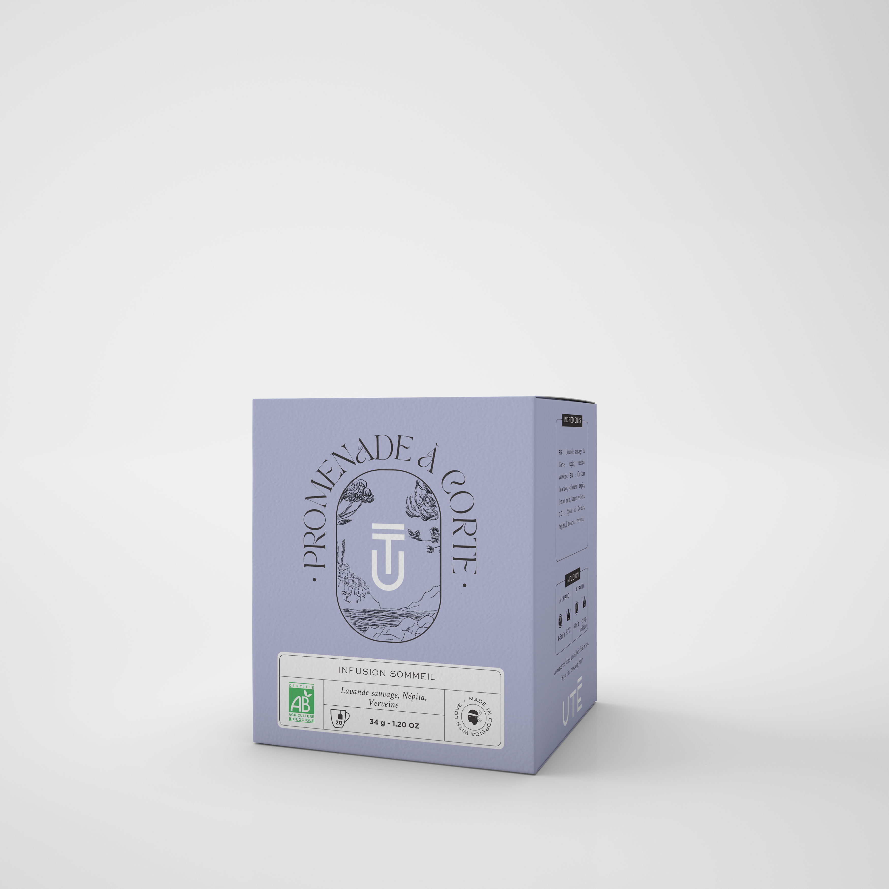 UTÈ - WALK IN CORTE - Box of 20 individual sachets