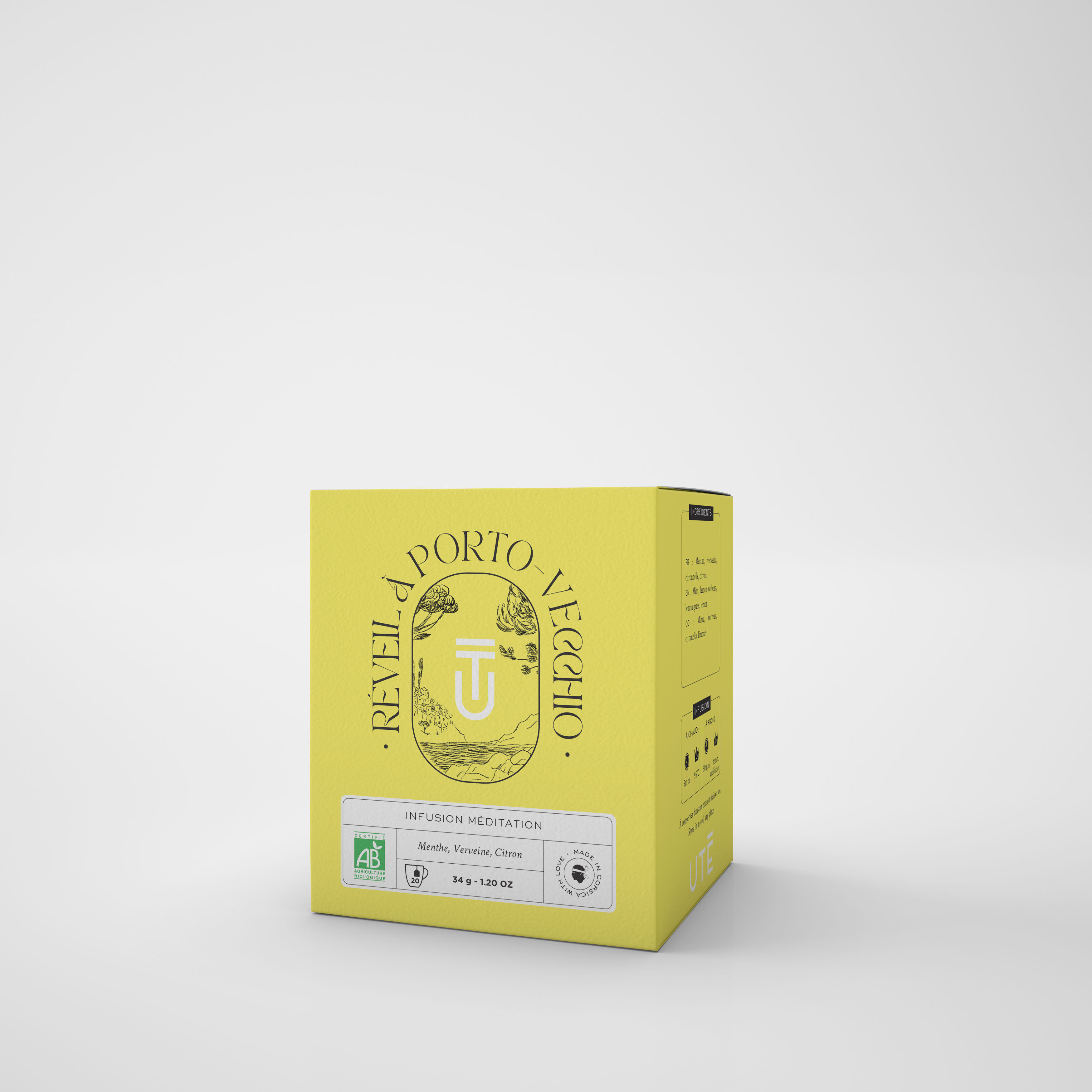 UTÈ - WAKE-UP CALL IN PORTO-VECCHIO - Box of 20 individual sachets