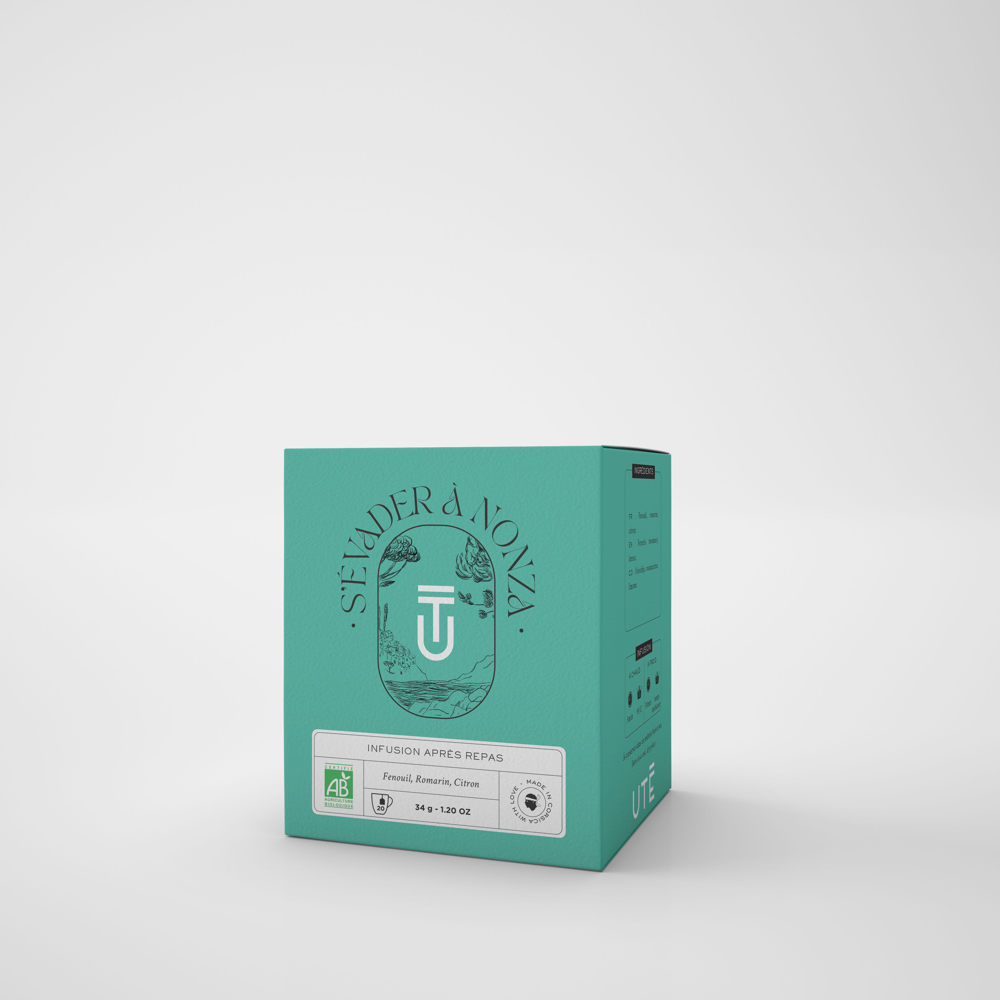 UTÈ - ESCAPE TO NONZA - Box of 20 individual sachets