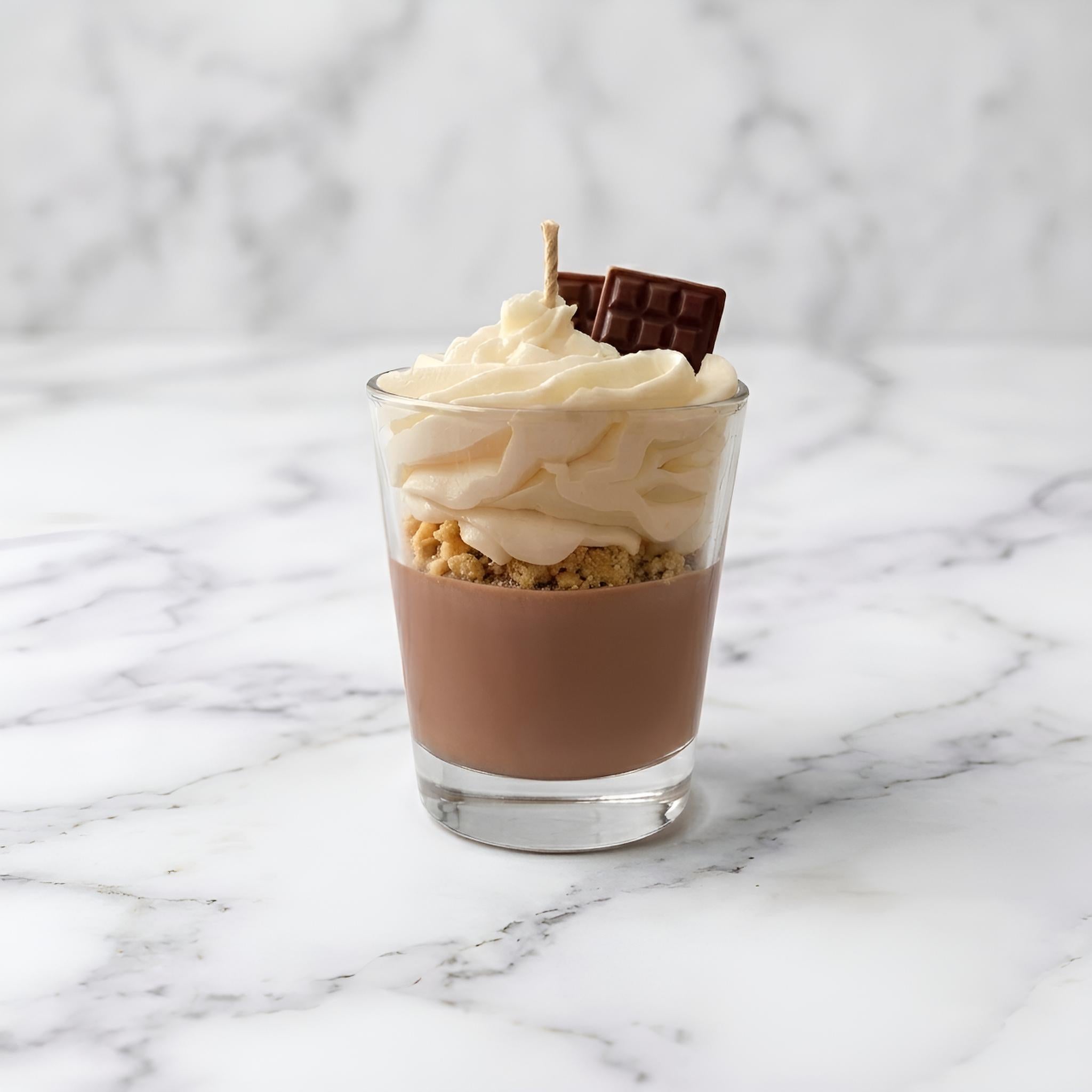 Gourmet Chocolate Hazelnut Trompe-l'Œil Candle - 250g