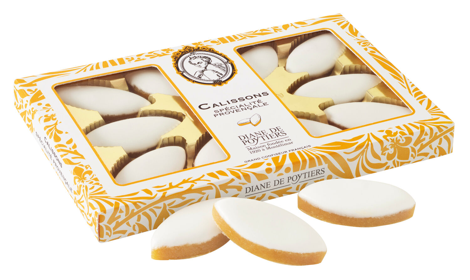10 calissons de Provence boîte carton 130g