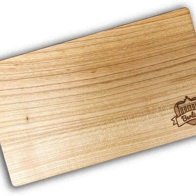 Stadtliebe® | Berlin breakfast board laser engraved wood oiled