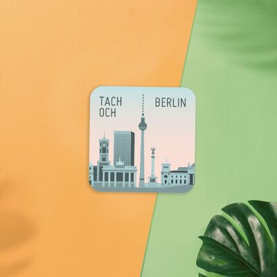Stadtliebe® | Imán de Berlín flexible "Tach Och"