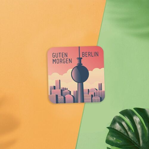 Stadtliebe® | Berlin Magnet flexibel „Guten Morgen Berlin“