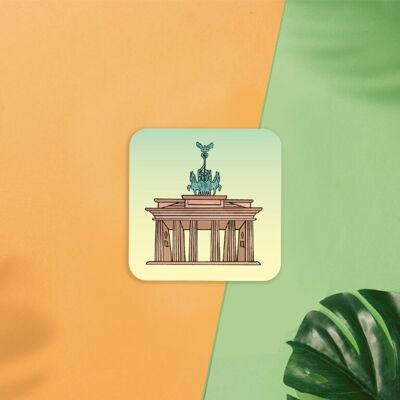 Stadtliebe® | Imán de Berlín flexible "Puerta de Brandenburgo"