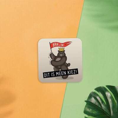 Stadtliebe® | Imán de Berlín flexible "Meen Kiez"