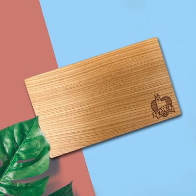 Stadtliebe® | Cologne breakfast board laser engraved wood oiled