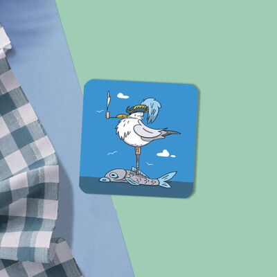 Stadtliebe® | Hamburg magnet flexible "pirate gull"