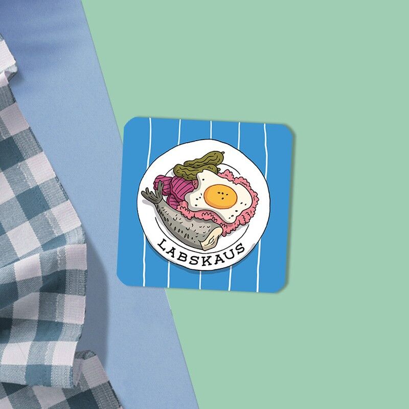 Stadtliebe® | Hamburg Magnet flexibel "Labskaus"